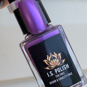 Grapevine Glam  purple pink   pearl  nail polish