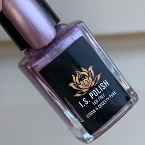Lavender Love soft purple pearl  nail polish