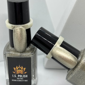 The Magic of Winter  - magnetic polish gold and silver