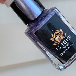 Mauve Over  - silver purple  pearl  nail polish