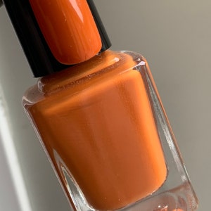 Punkinfest orange creme nail polish