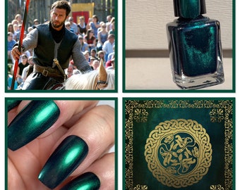 The Royals "A Good Knight is Hard to Find" green nail polish