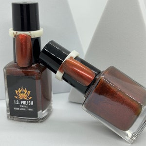Ding Dong Delicious - magnetic polish Red black
