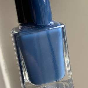 Autumn Skies blue creme nail polish