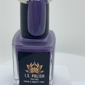 Misty Morning Purple creme nail polish