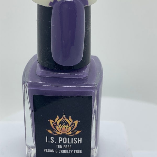 Misty Morning Purple creme nail polish