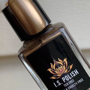 Espresso Yourself  -  brown  pearl  nail polish