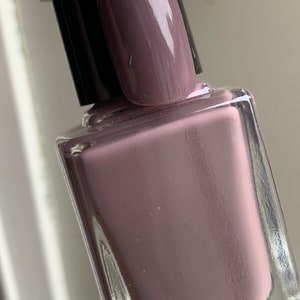 Cashmere Blankets  Plum dark taupe creme nail polish