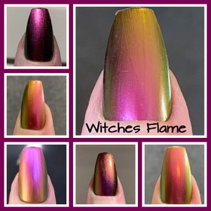 Witches Flame Chrome Polish