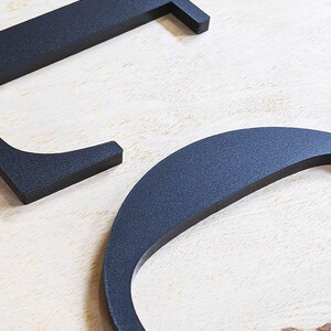 Black Matte Acrylic Logo Letters, Custom Laser Cut image 2
