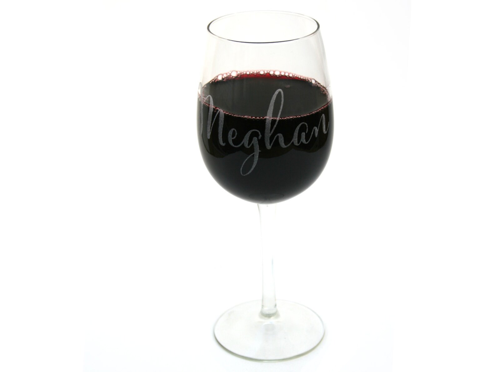 Etched Calligraphy Custom Name Wine Glasses Perfect for Etsy