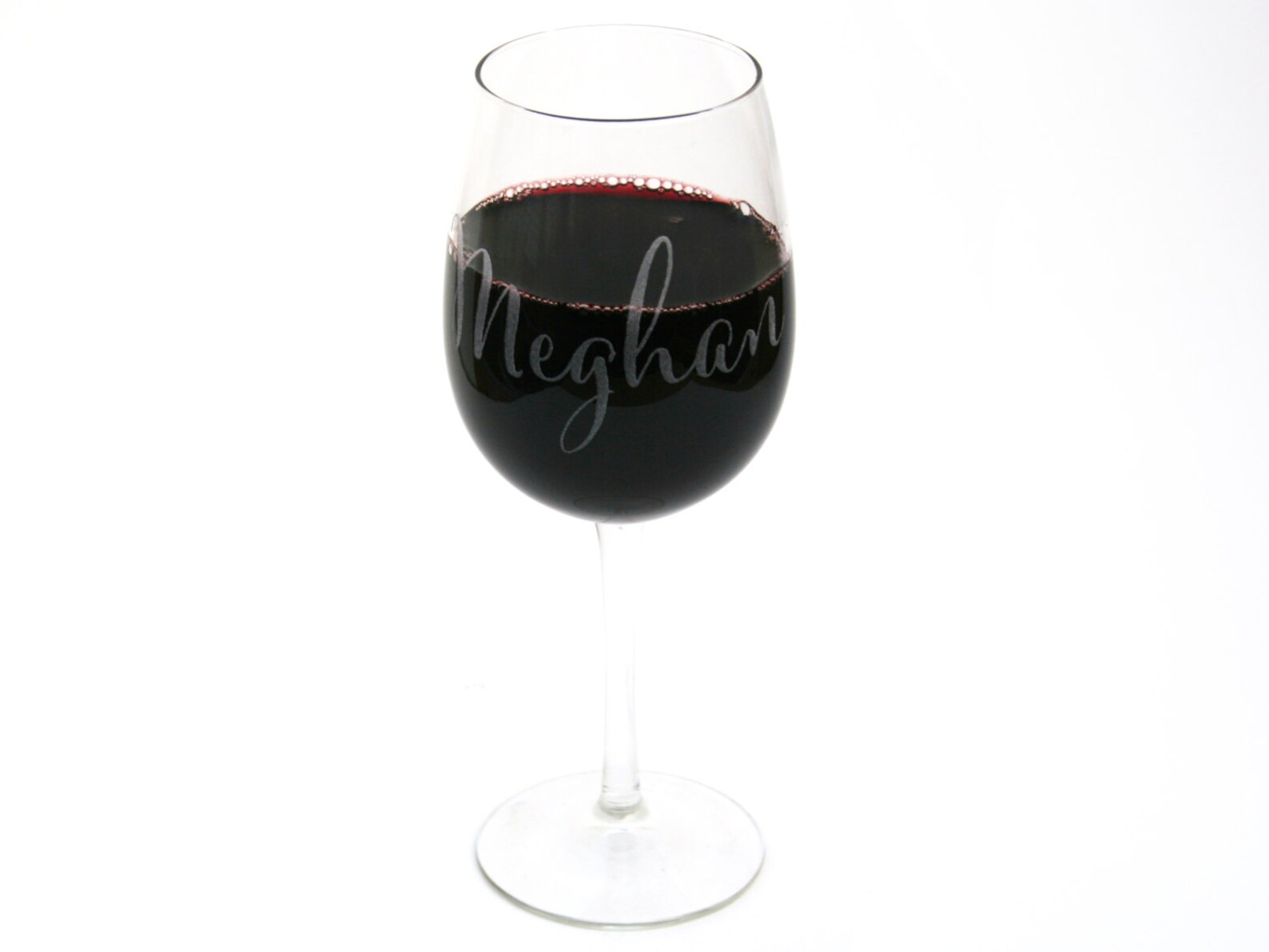 Etched Calligraphy Custom Name Wine Glasses Perfect for Etsy