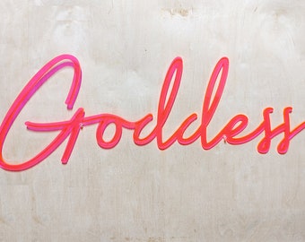 Benutzerdefiniertes Neon-Geschäftsschild aus rosa Acryl