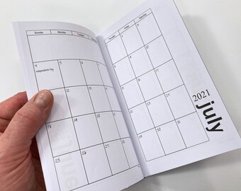 ausd calendar 2021 22 Pocket Calendar Etsy ausd calendar 2021 22