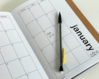 2024 Planner Calendar - PRINTABLE PDF -Instant Download