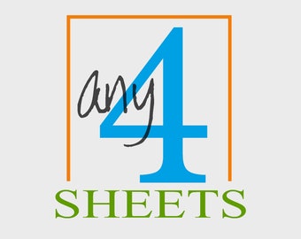 any FOUR sticker sheets - Mix and Match 4 sheet BUNDLE