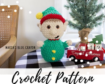 Crochet Elf Plushie Pattern, Elf Amigurumi Pattern PDF Download