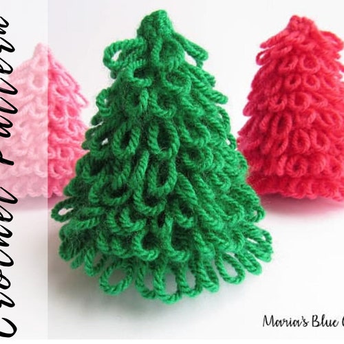 Crochet Pattern Crochet Christmas Tree Pattern Holiday - Etsy