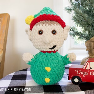 Crochet Elf Plushie Pattern, Elf Amigurumi Pattern PDF Download image 5