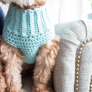 Crochet Pattern Dog Sweater Sizes XS-XL PLUS Custom Fit Tutorial image 4