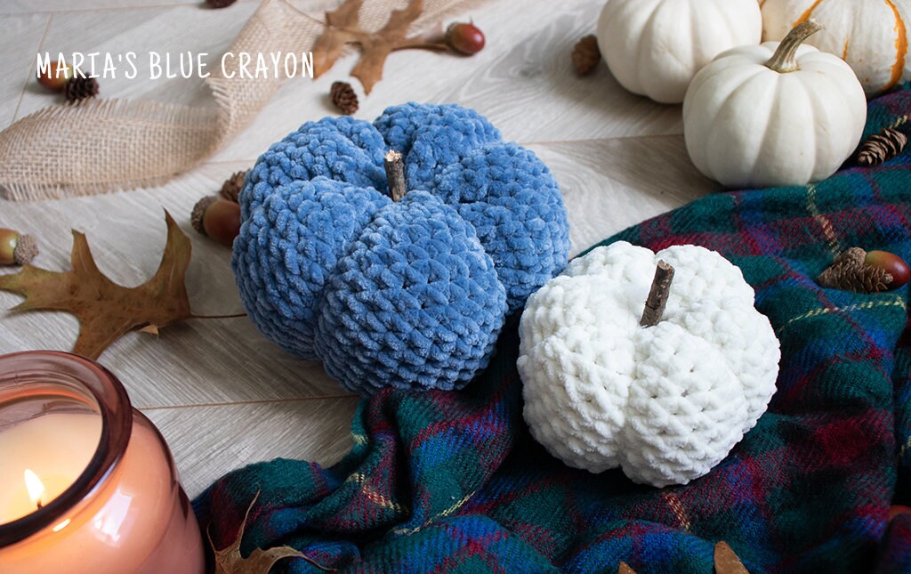 Crochet Pumpkin Pattern, Crochet Fall Decor Pattern, Crochet