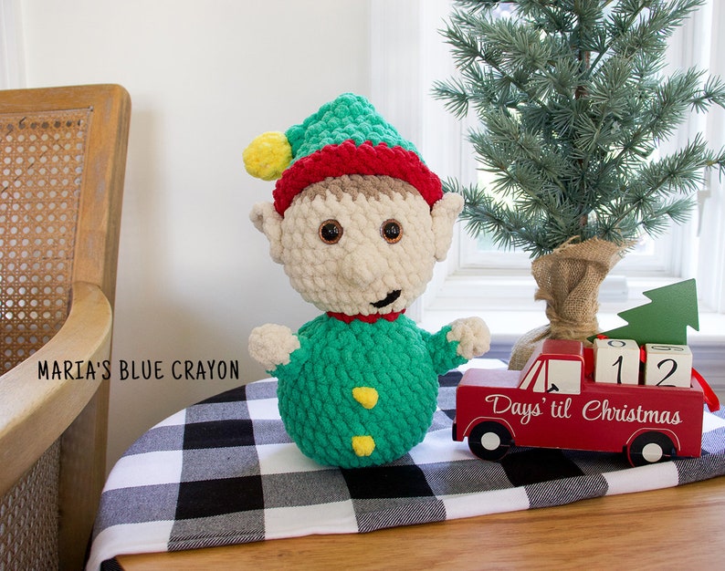 Crochet Elf Plushie Pattern, Elf Amigurumi Pattern PDF Download image 4