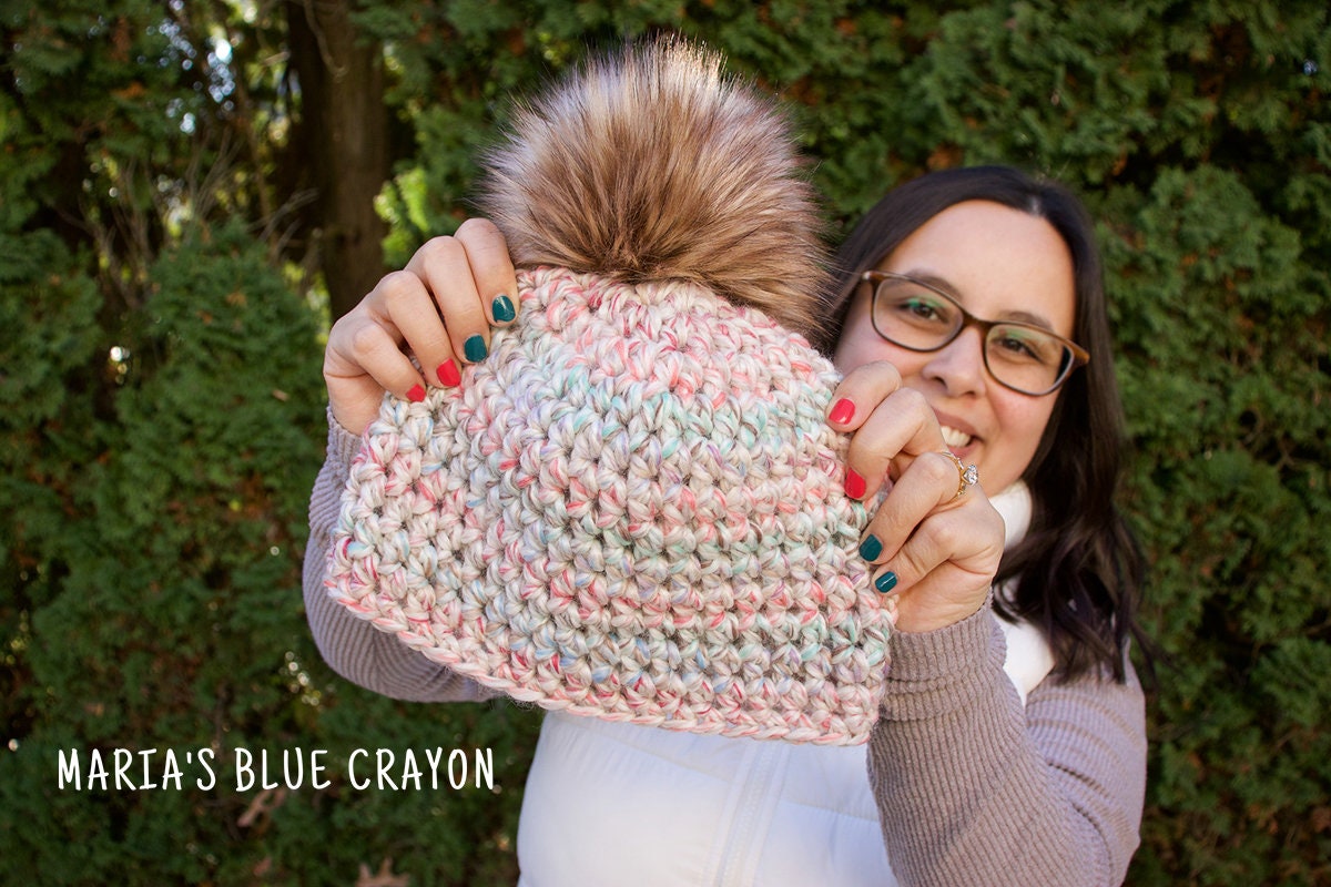 Quick and Easy Crochet Beanie Crochet Pattern Using Super Bulky Yarn - Etsy