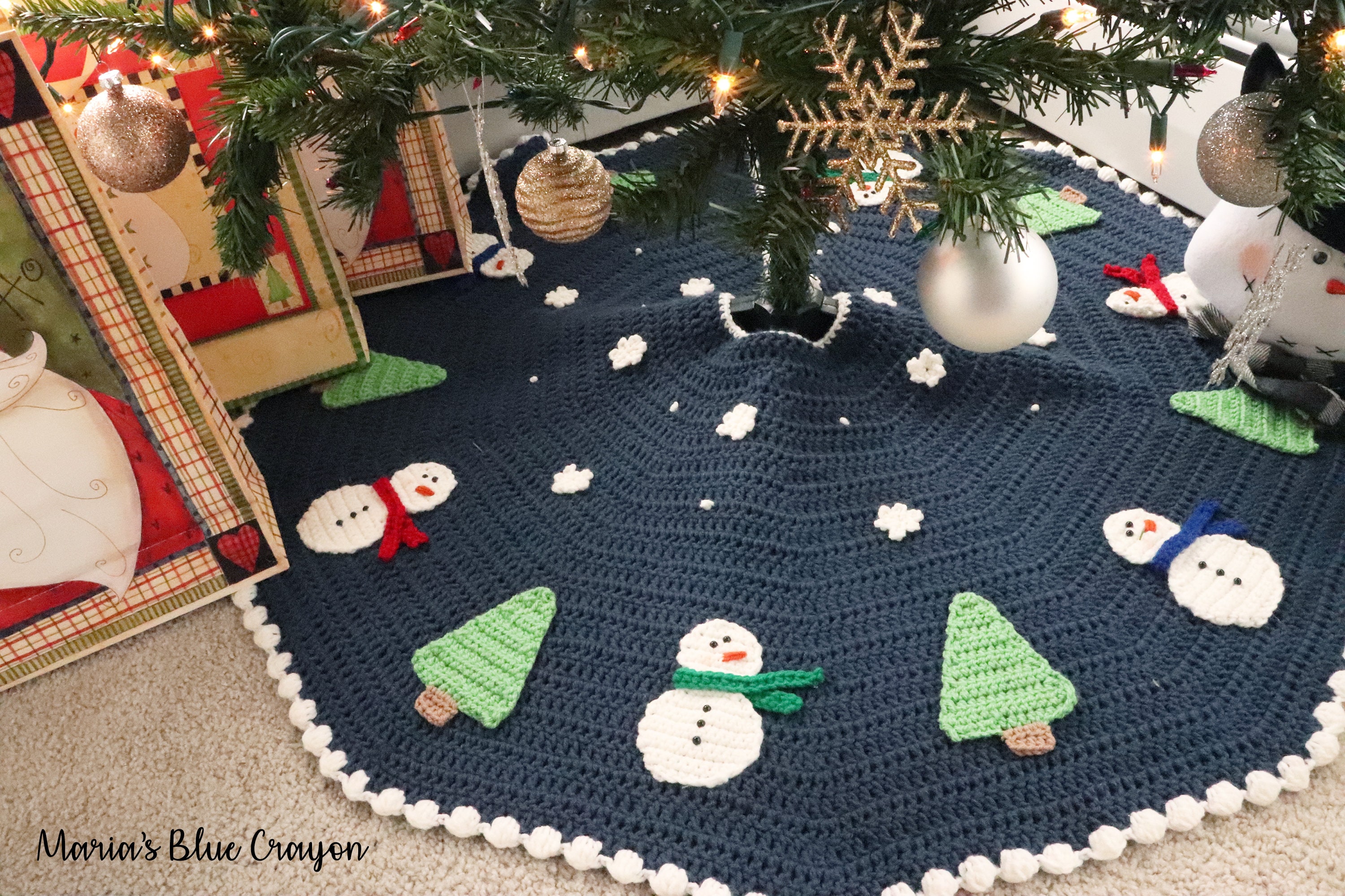 Snowman Tree Skirt 