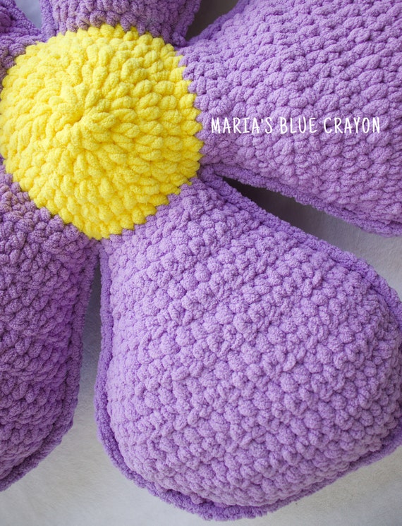 hippie flower pillow