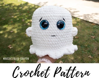 Crochet Ghost Plushie Pattern, Ghost Amigurumi Pattern PDF Download