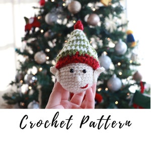 Crochet Elf Ornament Pattern: Christmas Amigurumi (PDF Pattern)