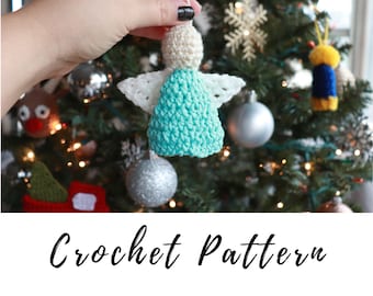 Crochet Angel Ornament Pattern, Crochet Angel Amigurumi Pattern, Crochet Christmas Gift