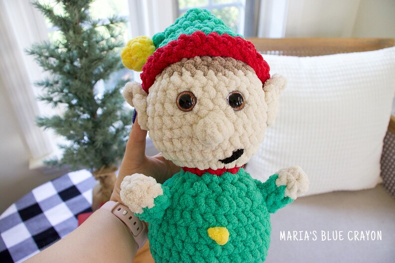 Crochet Elf Plushie Pattern, Elf Amigurumi Pattern PDF Download image 3