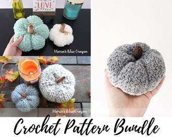 Crochet Pumpkin Pattern, Crochet Fall Decor Pattern, Crochet Pattern, Crochet Home Decor Pattern