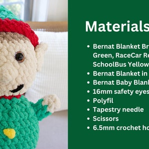 Crochet Elf Plushie Pattern, Elf Amigurumi Pattern PDF Download image 7