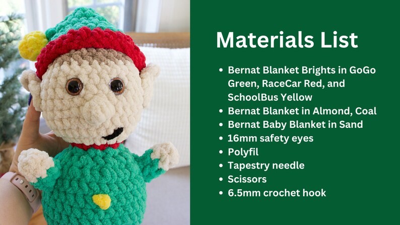 Crochet Elf Plushie Pattern, Elf Amigurumi Pattern PDF Download image 7