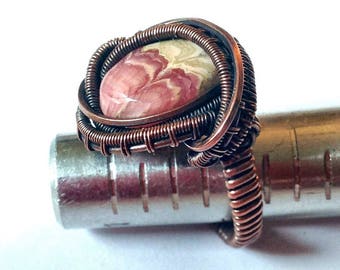 Now U C Me ring - Wirewrap, wireweave with weave tutorial