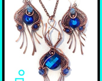 Dragon spots - Wirewrap, wireweave with weave tutorial