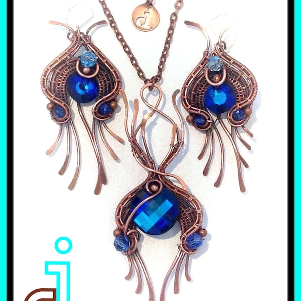 Dragon spots - Wirewrap, wireweave with weave tutorial