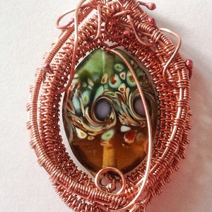 Swirls and curls Pendant Tutorial, with weave tutorial and LOS instructions