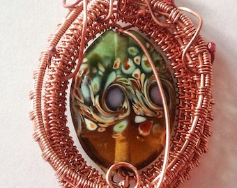 Swirls and curls Pendant Tutorial, with weave tutorial and LOS instructions