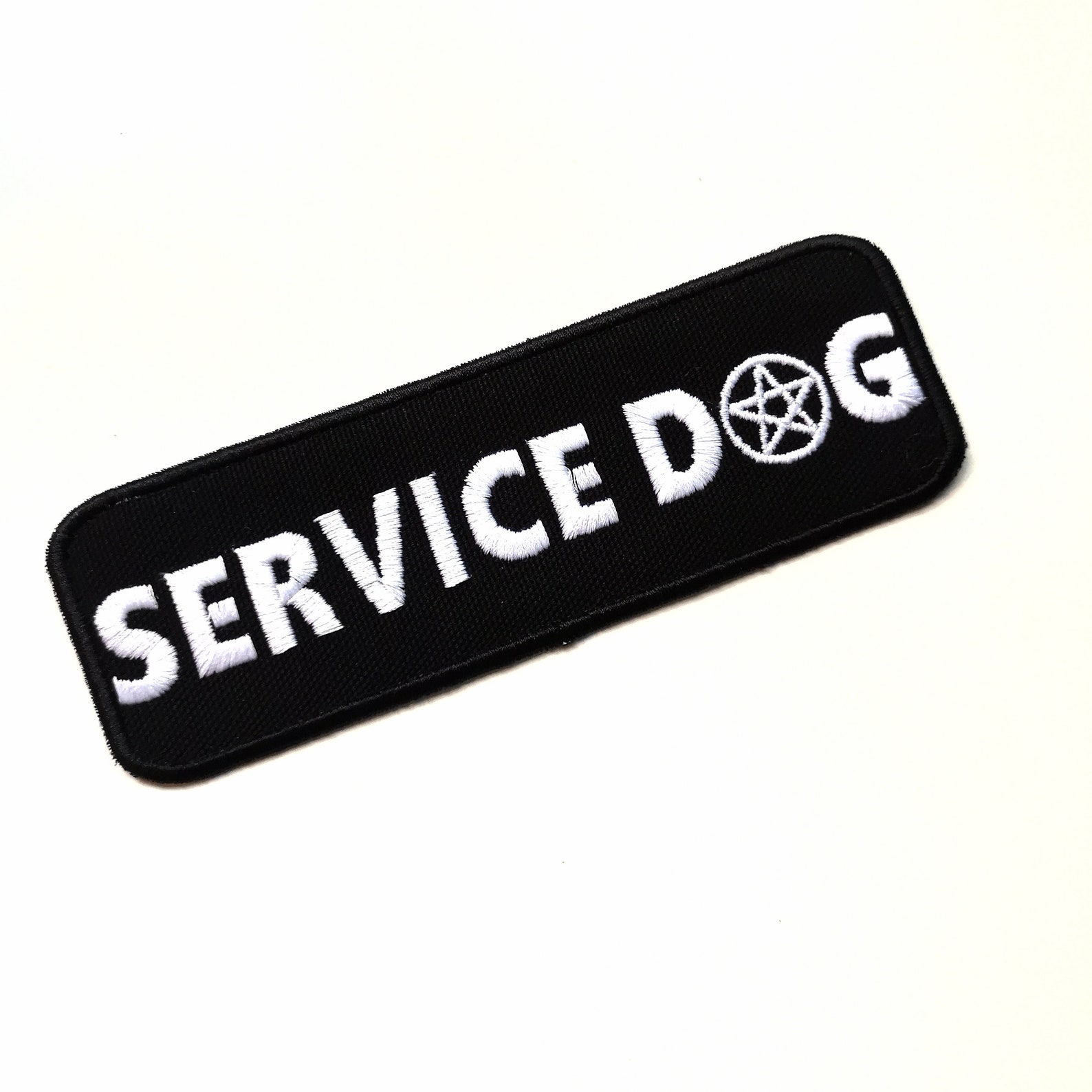 patch-service-dog-pentagram-service-dog-for-service-dog-gear-etsy
