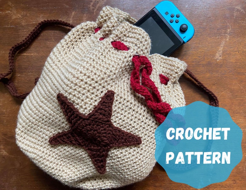 Animal CrossingInspired Bell Bag Backpack Crochet Pattern Etsy