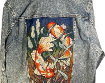 Kois embroidered denim jacket