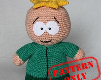 PATTERN ONLY! Butters Stotch South Park crochet pattern