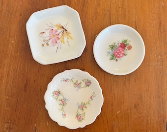 Vintage Butter Pats, Set of 3