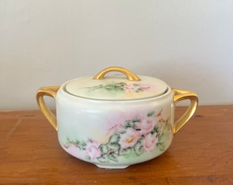 Royal Austria Sugar Bowl with Lid, O&E G Porcelain