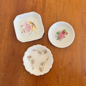 Vintage Butter Pats, Set of 3