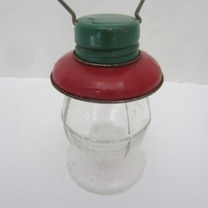Vintage Lantern Candy Container T. H. Stough Co Candy Container Glass Candy Container Lantern Shaped Candy Container Vintage Collectible