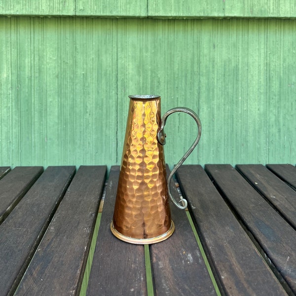 Hammered Copper Vase Etsy
